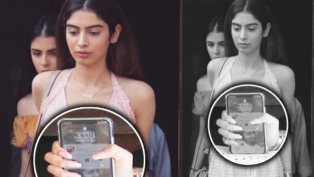 Khushi Kapoor के मोबाइल Wallpaper में दिखी माँ Sridevi की फोटो | वनइंडिया हिंदी