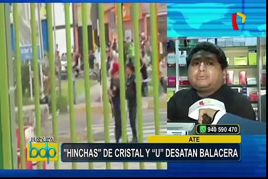 Ate: ‘hinchas’ de Universitario y Cristal desataron batalla campal