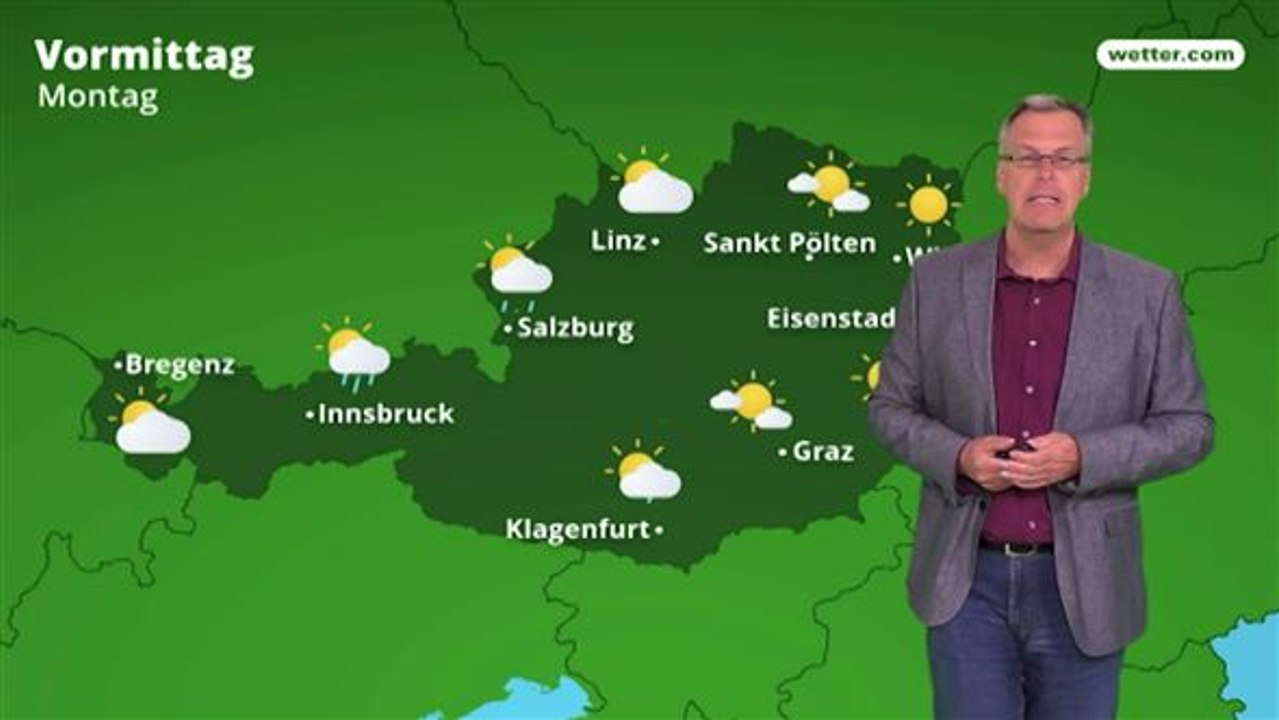 Das Wetter in Österreich am 30. April 2018