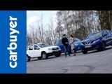 Best 4x4s and SUVs - Nissan Qashqai vs Dacia Duster vs Mazda CX-5 - Carbuyer