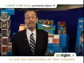 L'Unicef et BNP Paribas partenaires depuis l'hiver 74
