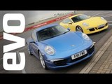 Porsche 911 Carrera 4S v Carrera 2S | evo TRACK BATTLES