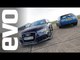 Audi RS6 Avant v Vauxhall VXR8 Supercharged | evo TRACK BATTLE