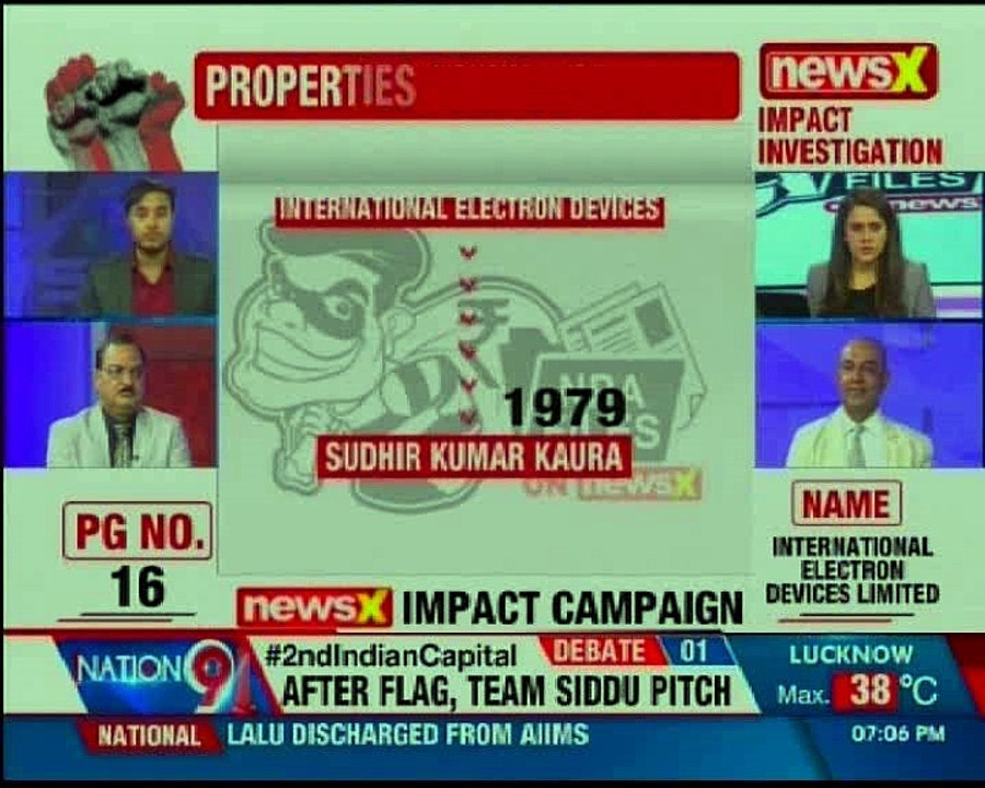 NPA files on NewsX: International Electron Devices Limited owes amount of Rs 10 crore to SBI