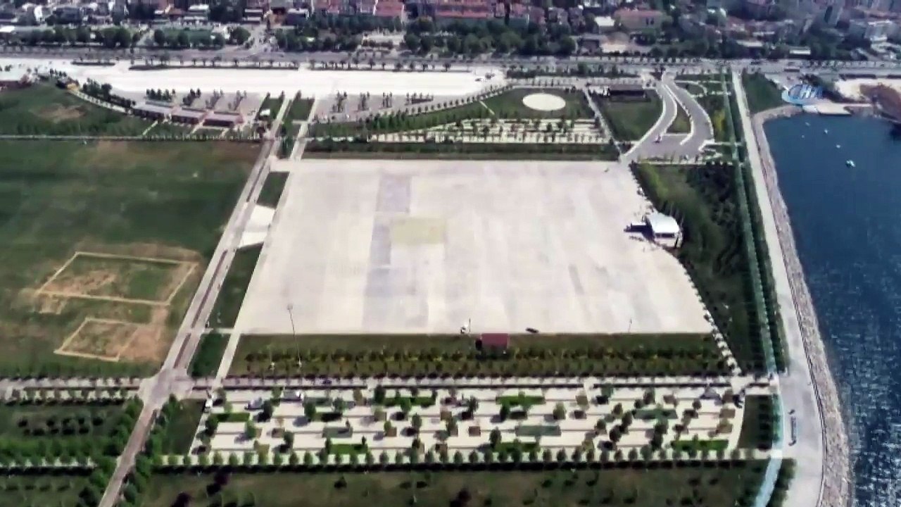 Maltepe Miting Alanı 1 Mayıs İçin Hazır | Havadan Görüntüler