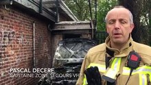 Une voiture incendiée à la plaine Peltzer