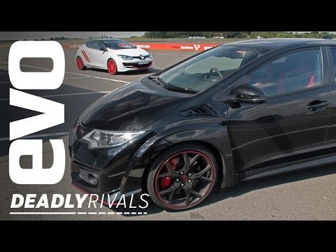 Renaultsport Megane 275 Trophy-R vs Honda Civic Type R | evo DEADLY RIVALS