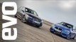Audi S3 vs BMW M135i | evo TRACK BATTLE