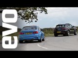 Porsche Macan Turbo v BMW M3 | evo DRAG BATTLE