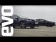 Ford Focus RS vs Volkswagen Golf R - which is fastest? | evo DRAG BATTLE