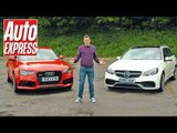 Audi RS6 vs Mercedes E63 AMG review - AutoExpress