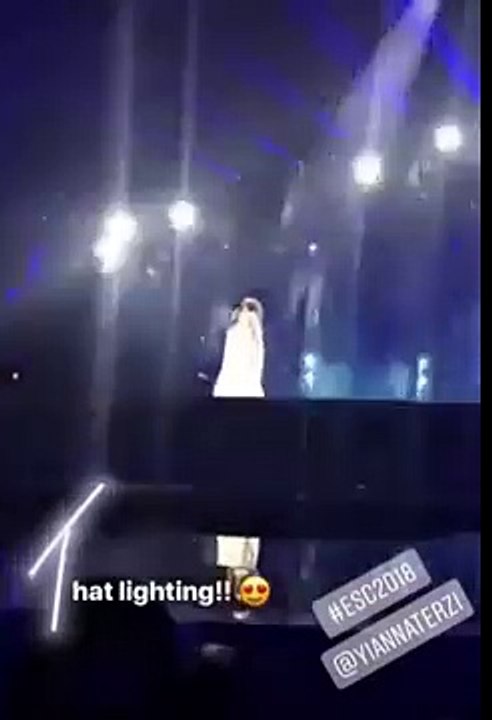 Greece - First rehearsal - Yianna Terzi - Oniro Mou - Eurovision 2018