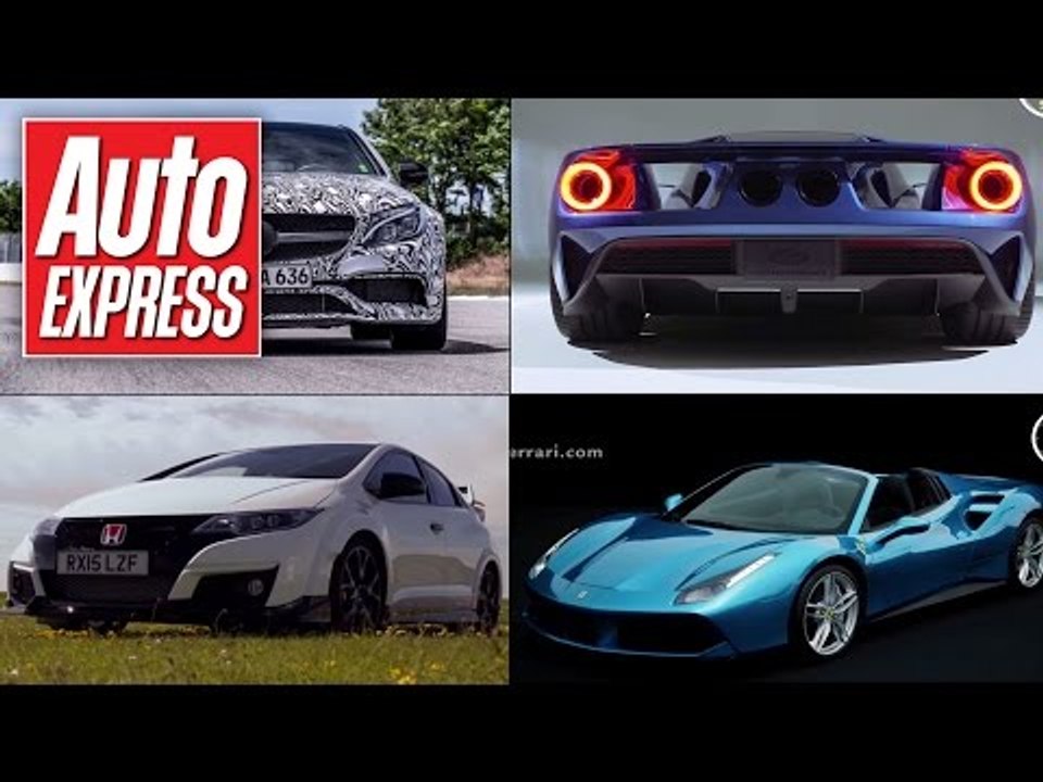 Ferrari 488 Spider revealed, Ford GT & Mustang details - Car news in 90 secs