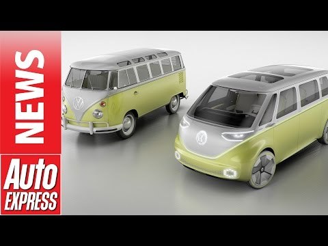 Volkswagen's I.D. Buzz concept is electric self-driving Microbus!