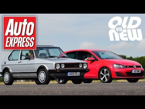 VW Golf GTI Mk1 vs Golf GTI Mk7 - Old vs new drag race challenge