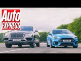 Ford Focus RS vs Bentley Bentayga: a true David vs Goliath drag race