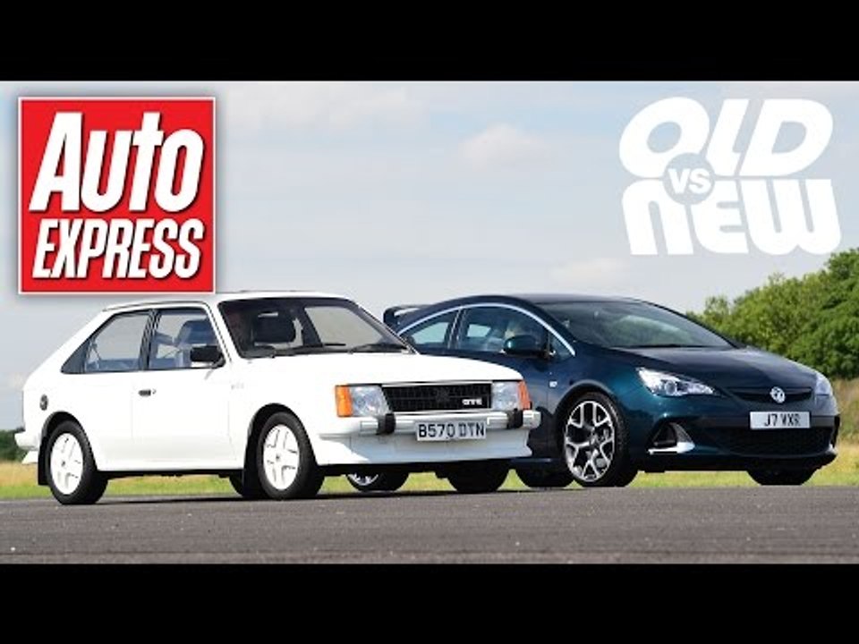 Vauxhall Astra GTE v Vauxhall Astra VXR - Old vs new drag race challenge