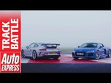 Audi R8 RWS vs Porsche 911 GT3: which is fastest in the wet?