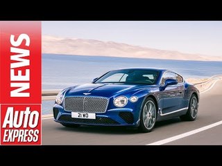 Descargar video: New Bentley Continental GT revealed with 626bhp W12 power