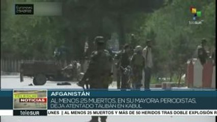 Atentado talibán en Kabul deja al menos 25 muertos