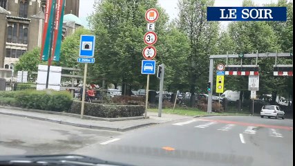 Tunnel Leopold à Bruxelles j-1 avant travaux