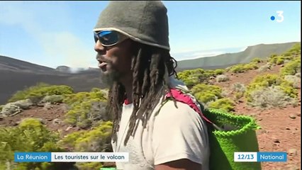 La Réunion : les touristes sur le piton de la Fournaise
