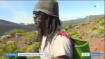 La Réunion : les touristes sur le piton de la Fournaise
