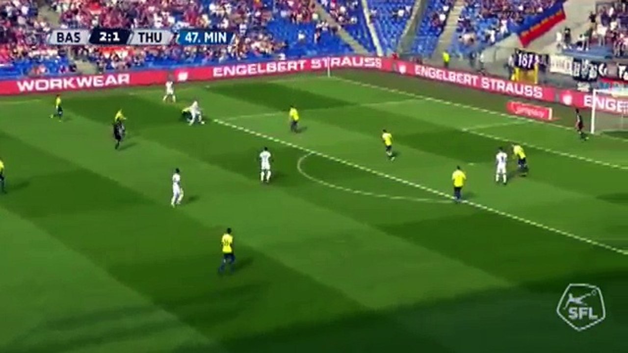 Basel 3:1 Thun (Switzerland. Super League. 29 April 2018)