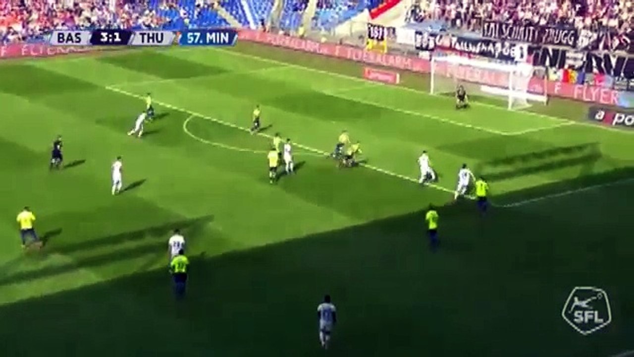 Basel 4:1 Thun (Switzerland. Super League. 29 April 2018)