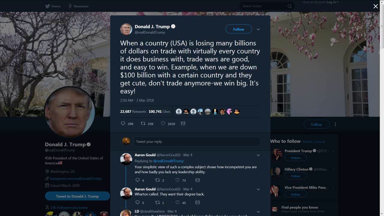 Trump's Trade War With China Is Political Theater To Distract From Failing Economy