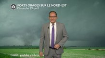 Orages dans l'est ce week end