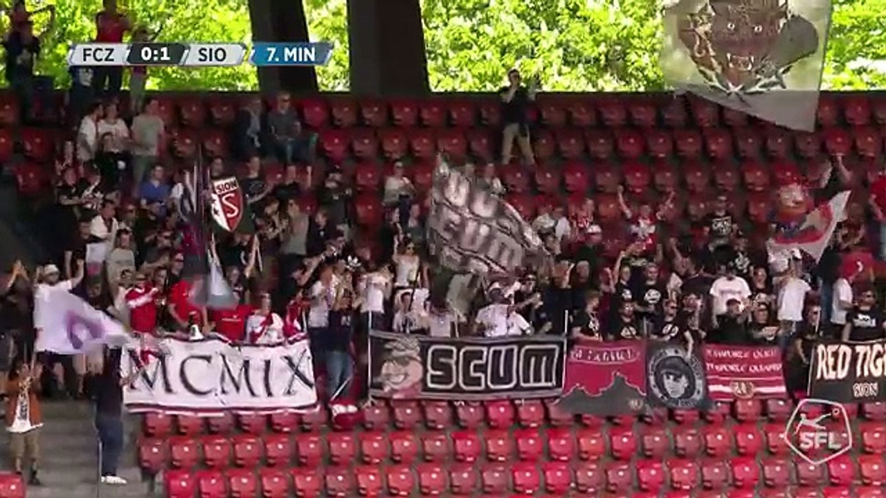 Zurich 3:3 Sion (Switzerland. Super League. 29 April 2018)
