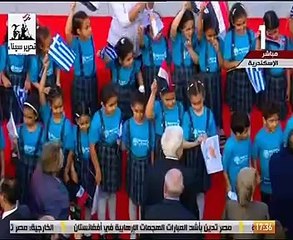 موكب الرئيس عبد الفتاح السيسى يصل الإسكندرية