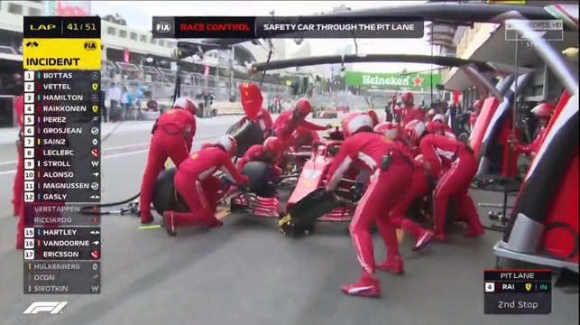Kimi Räikkönen Pit Stop @ 2018 Azerbaijan Grand Prix