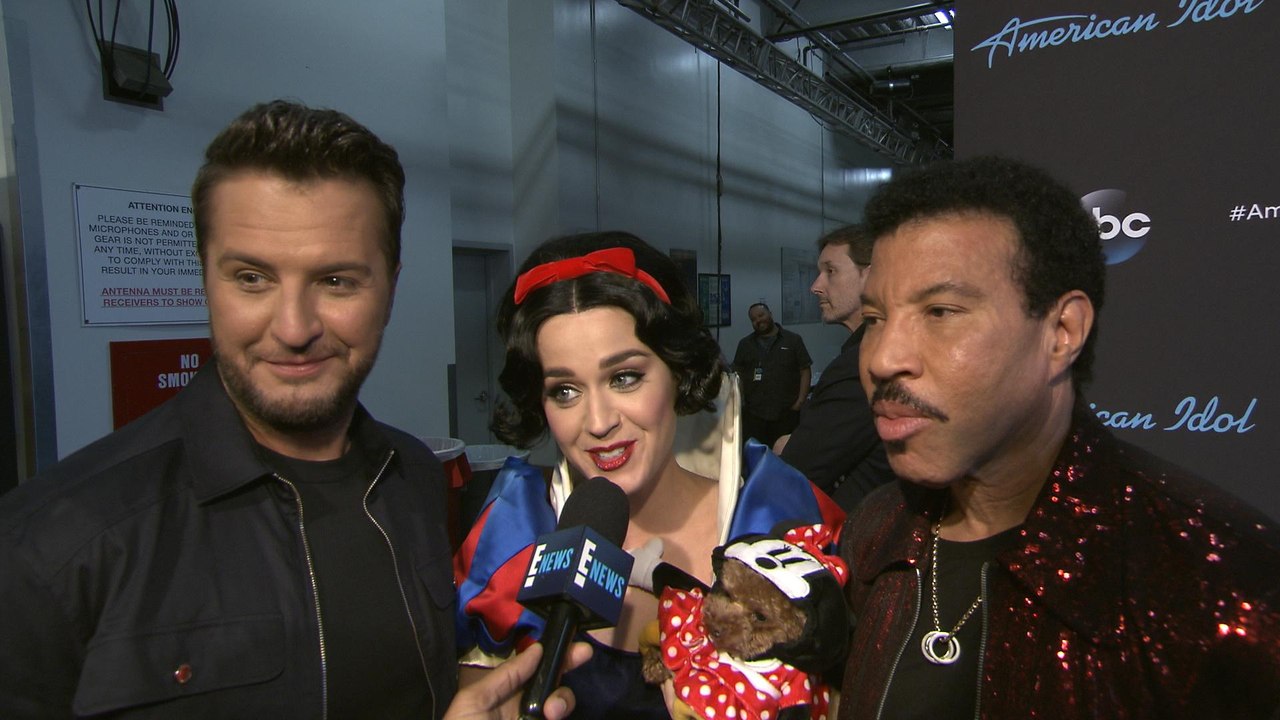 Katy Perry Talks in Snow White Voice About "AI" Contestants