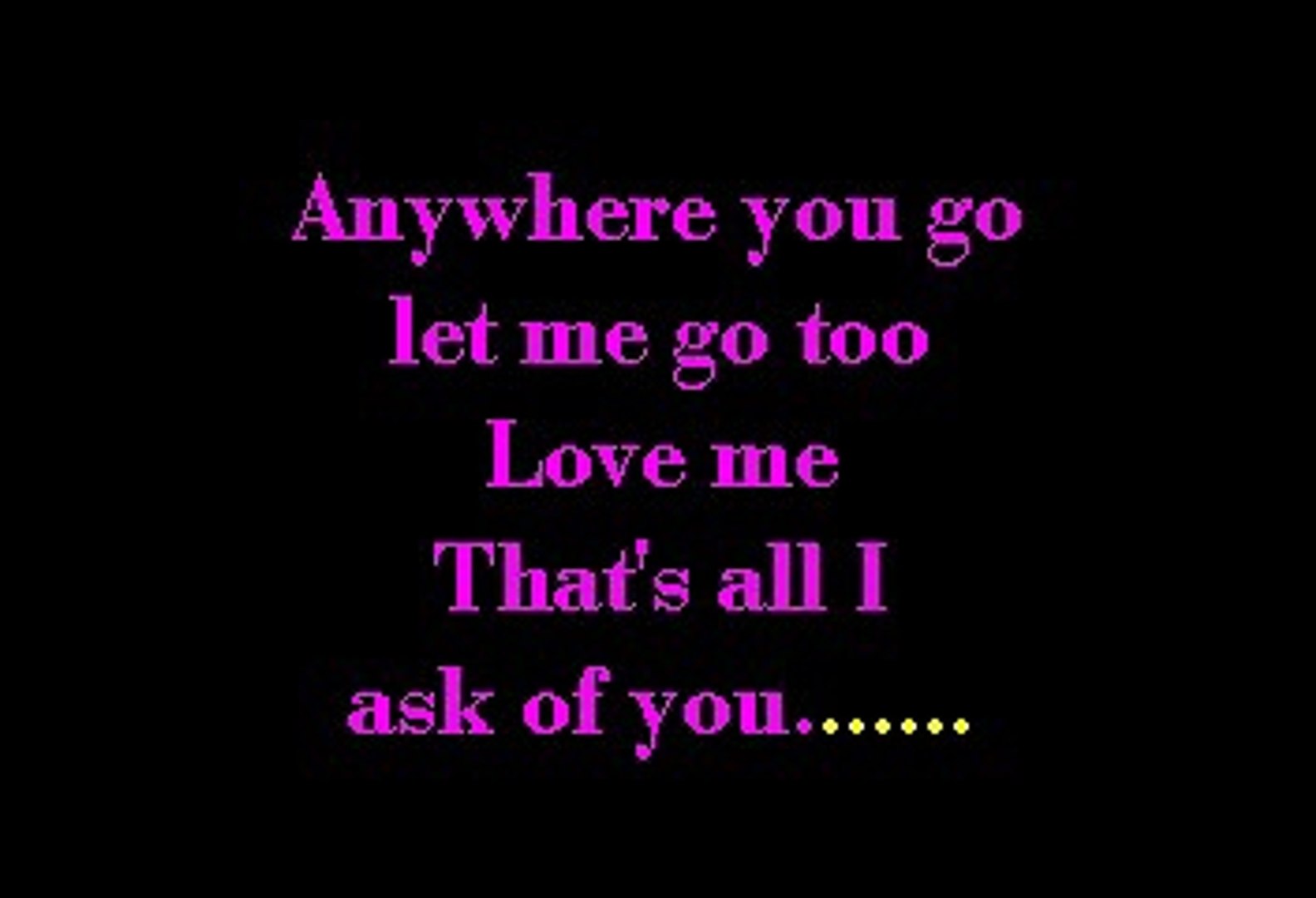 All I Ask Of You - Barbra Streisand  (Karaoke)