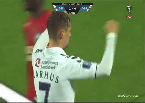 1-4 Jakob Ankersen Goal Denmark Superligaen Relegation Group A - 30.04.2018 Silkeborg IF 1-4...