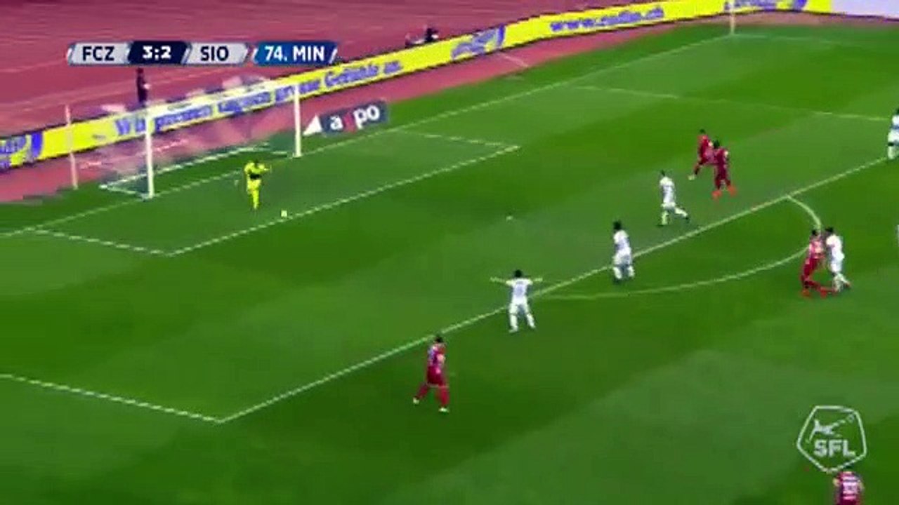 Zurich 3:3 Sion (Switzerland. Super League. 29 April 2018)