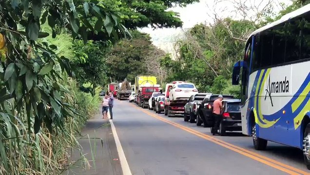 Falta de sinalização no trecho das obras da BR 259