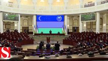 Özbekistan Meclisi Cumhurbaşkanı Erdoğan�ı ayakta alkışladı