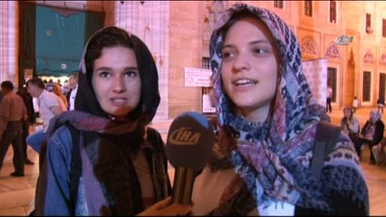 Selimiye Cami'nde Berat Kandili coşkusu