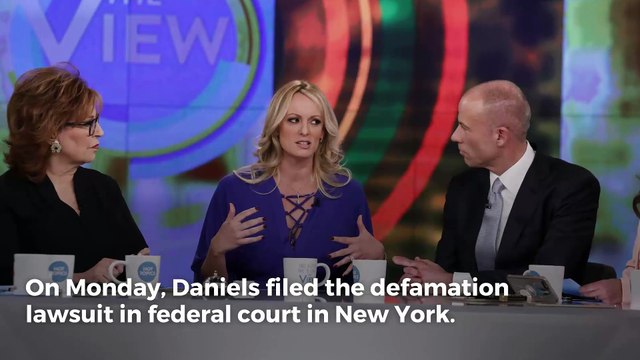 Stormy Daniels sues President Trump for defamation