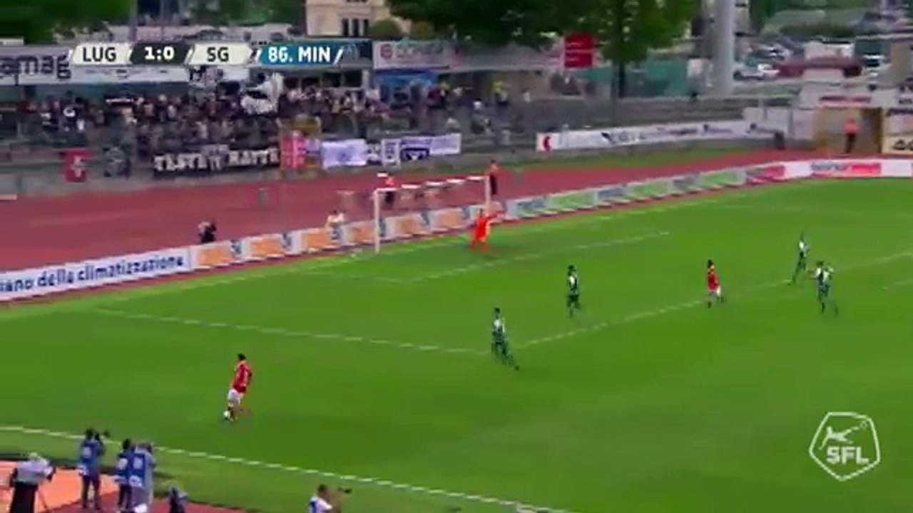 Lugano 2:0 Sankt Gallen (Switzerland. Super League. 29 April 2018)