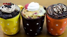 MUG CAKE RECIPES l EGGLESS & WITHOUT OVEN