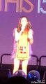 Sarah Geronimo very emotional at her Las Vegas concert :(