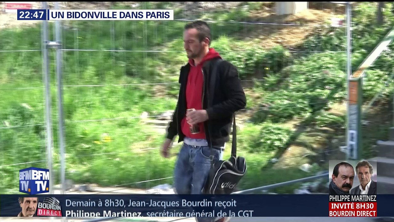 Un bidonville dans Paris