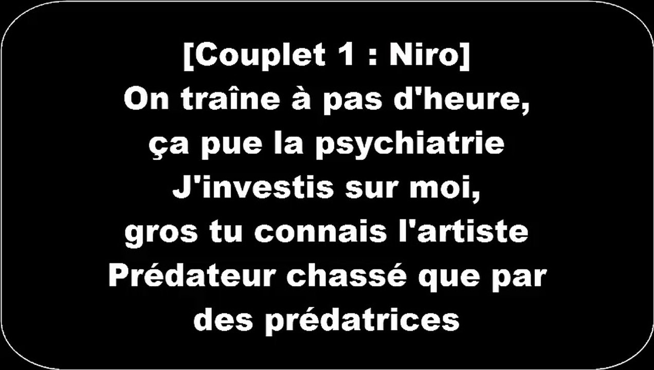 Niro - L'oseille (Paroles)