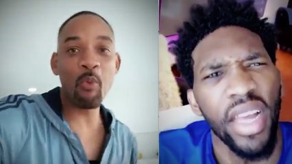 Watch: Will Smith & Joel Embiid Make AWESOME Hype Video For 76ers!