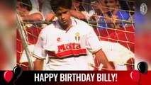 Birthday boy's defensive skills and even a few goals... ️⚽️#HBD Billy!  Have a great day! ❤️️⚫️Una vita a difesa dei colori rossoneri ⚫️ Buon compleanno B