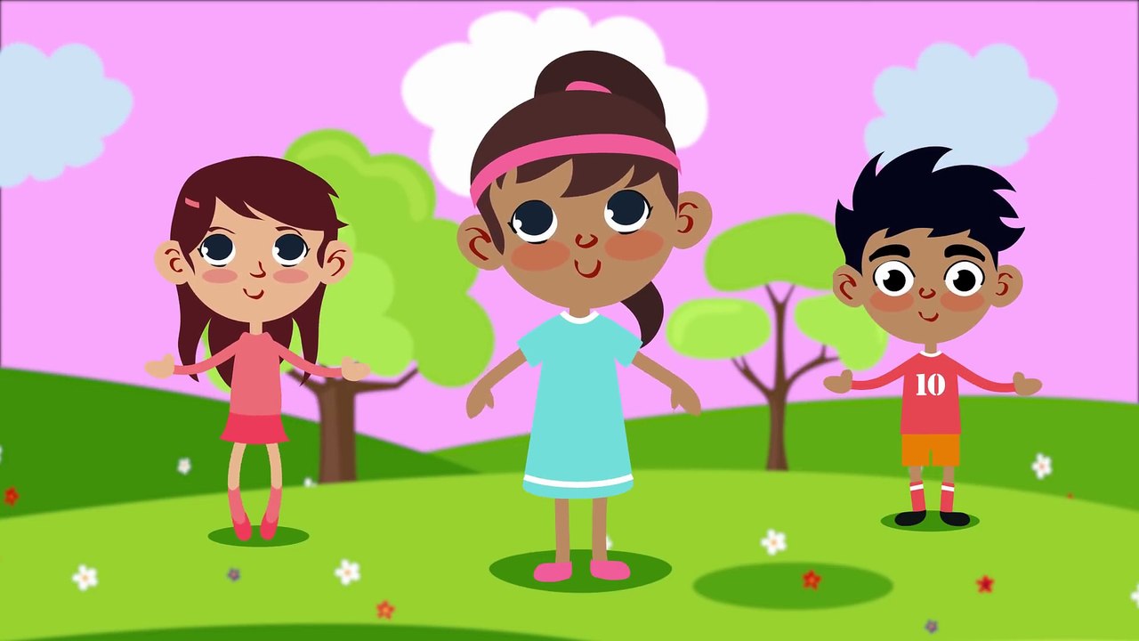 Head, Shoulders, Knees & Toes | Nursery Rhymes for Children | Doo Doo Kids Songs